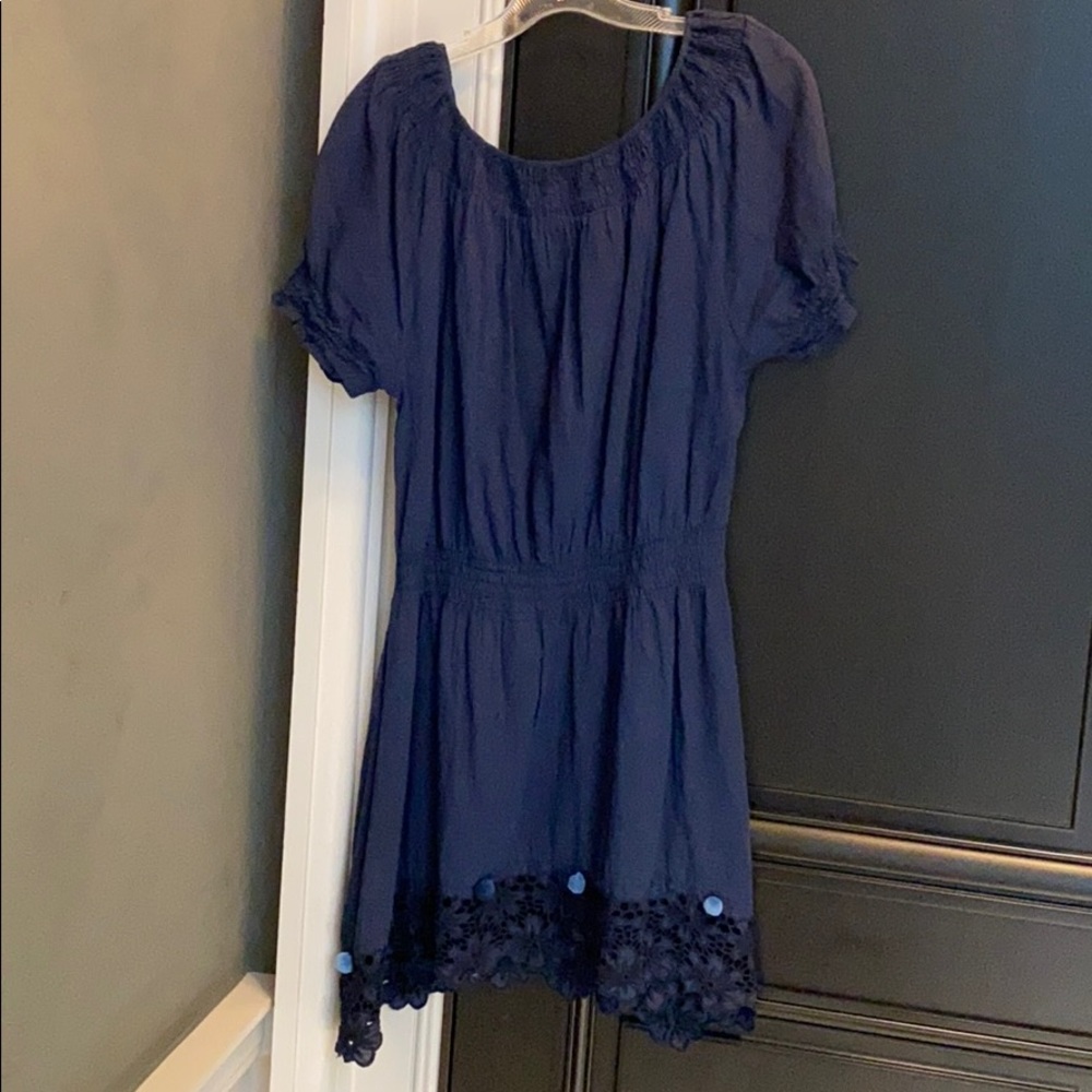 JEMMA SANDS NAVY BLUE DRESS SIZE MEDIUM